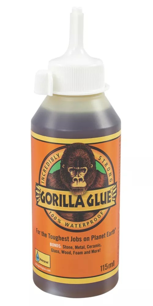 Gorilla Glue Polyurethane Adhesive 115ml Screwfix