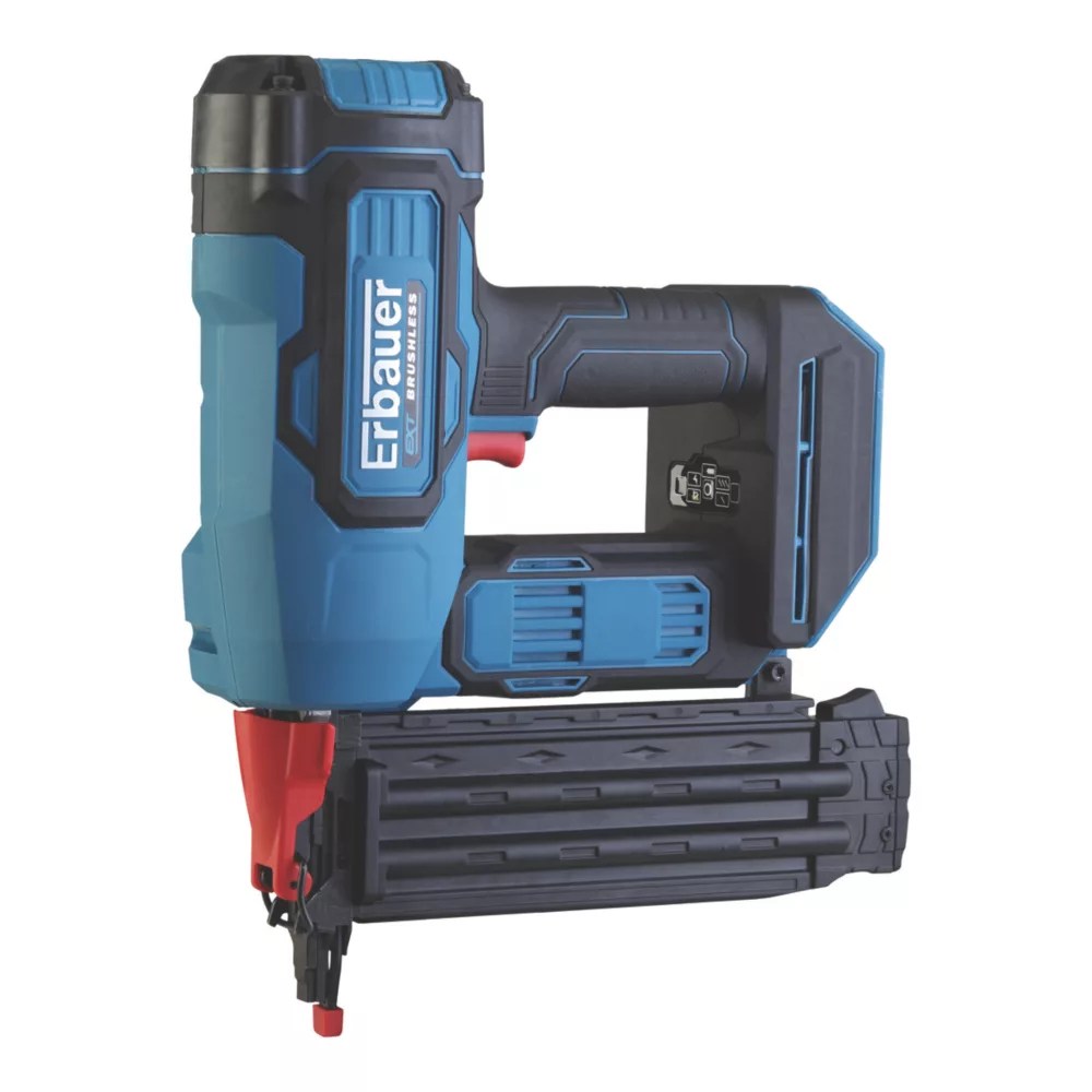 Erbauer 55mm 18V LiIon EXT Brushless Second Fix Cordless Nail Gun