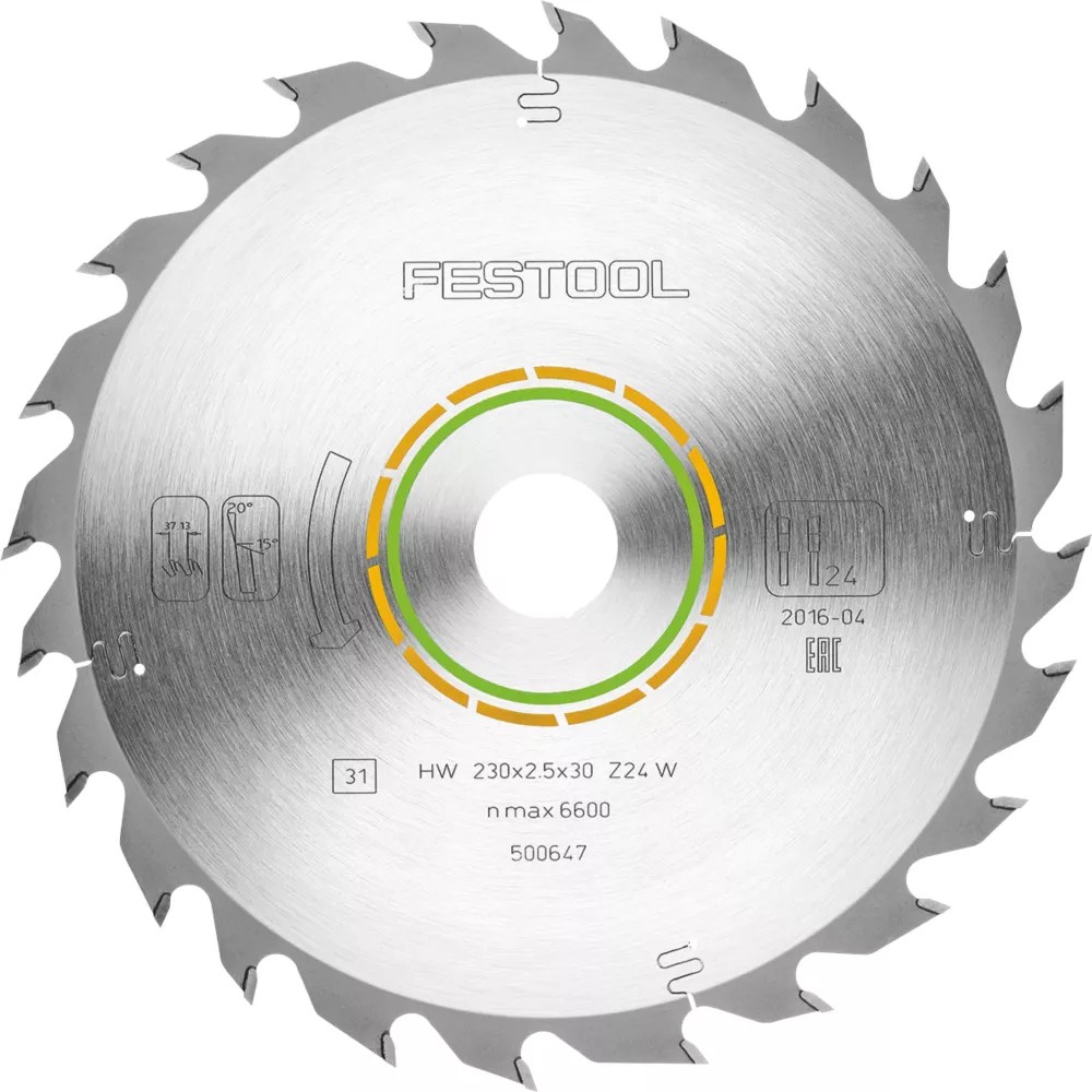 Festool MultiMaterial TCT Circular Saw Blade 230mm x 30mm 24T Screwfix