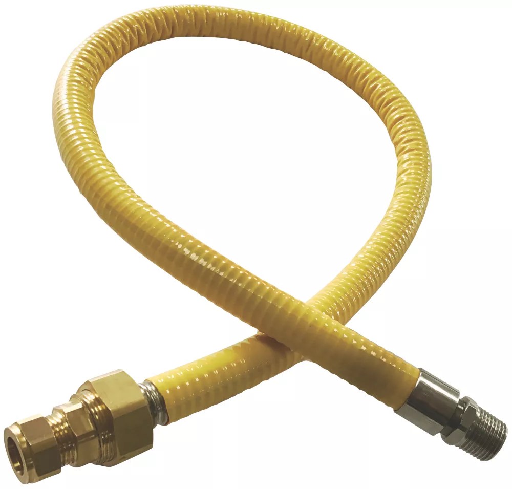 Tesla Hobflex SemiRigid Stainless Steel Gas Hob Connector 16mm x