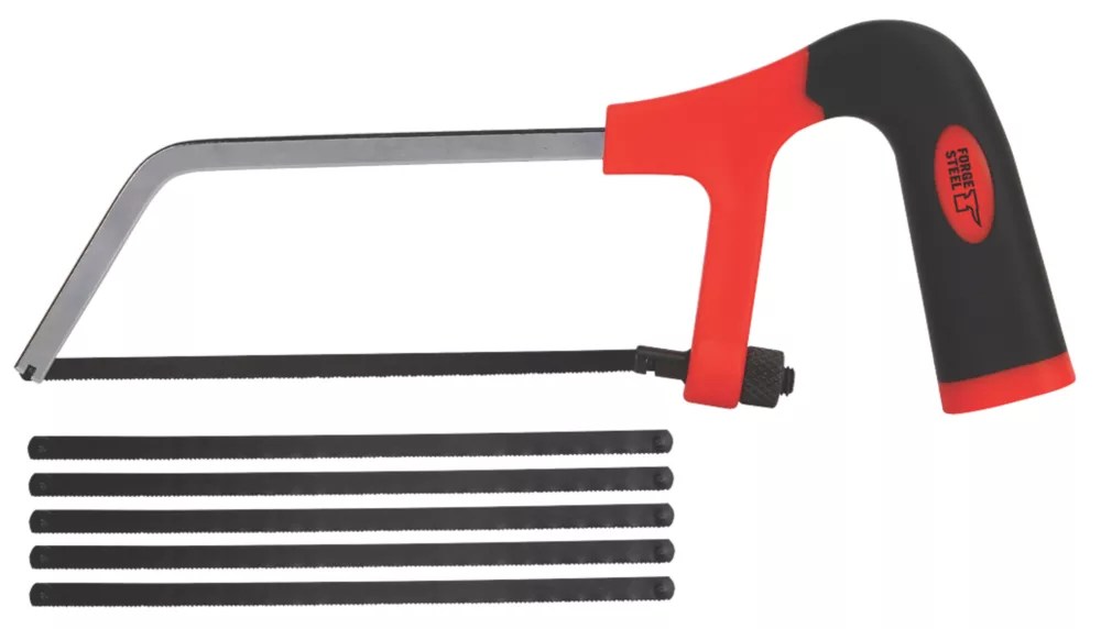 Steel 24tpi MultiMaterial Junior Hacksaw 6" (150mm) Screwfix