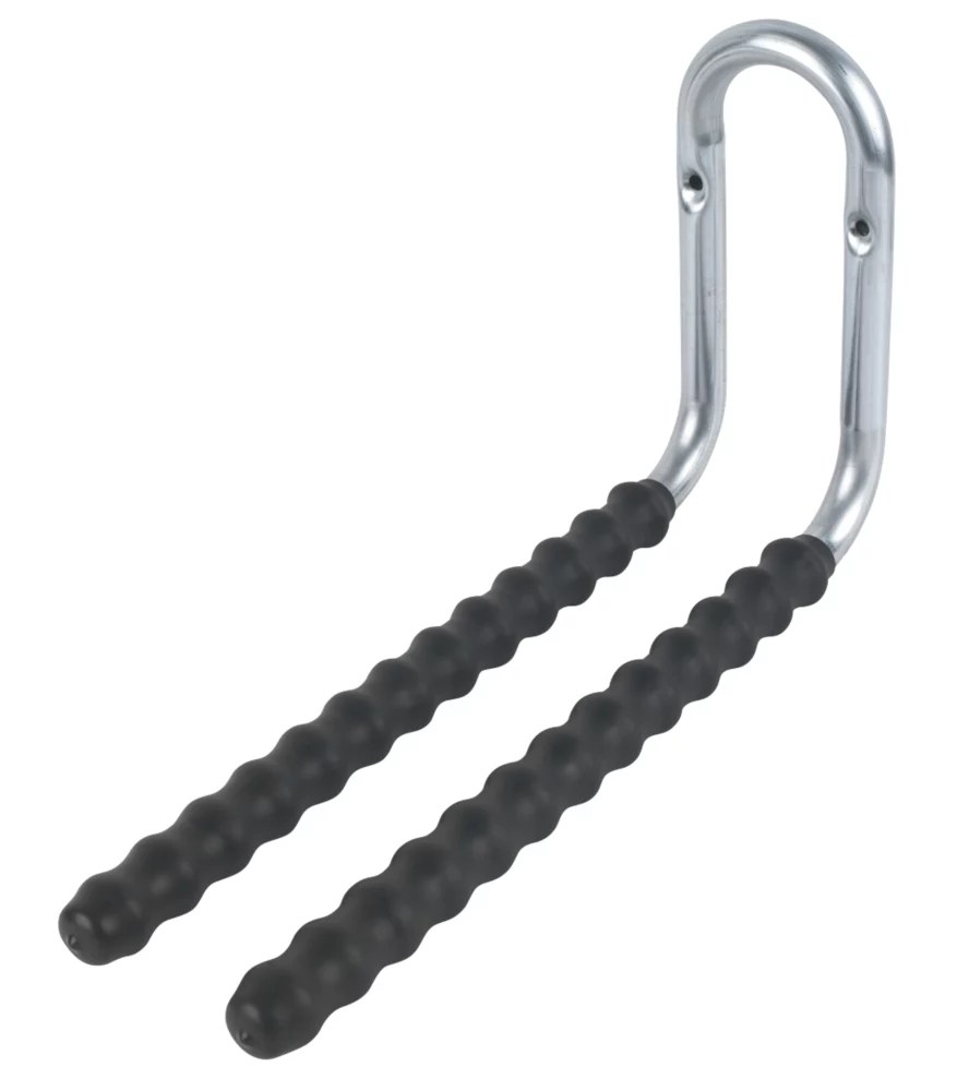 Smith & Locke Heavy Duty RubberSleeved Double Storage Hook Black 215 x