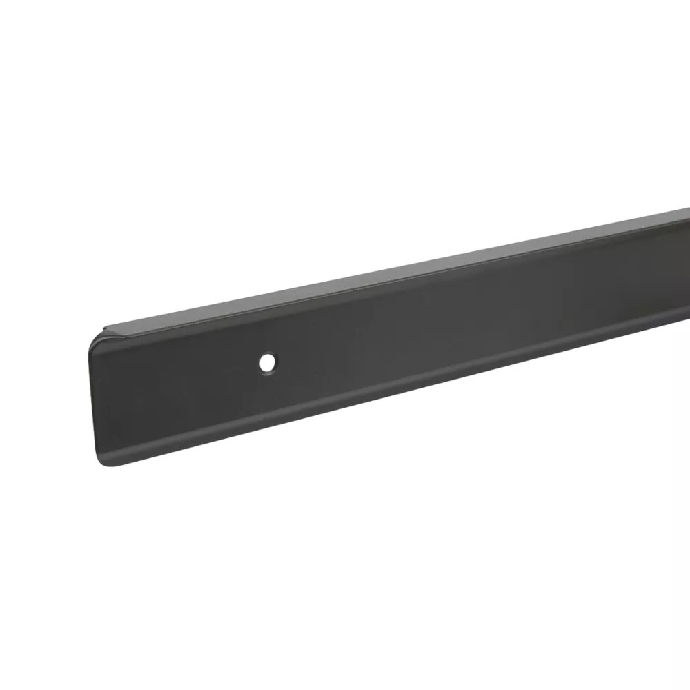 Unika Worktop Corner Joint Matt Black 630mm x 30mm Screwfix