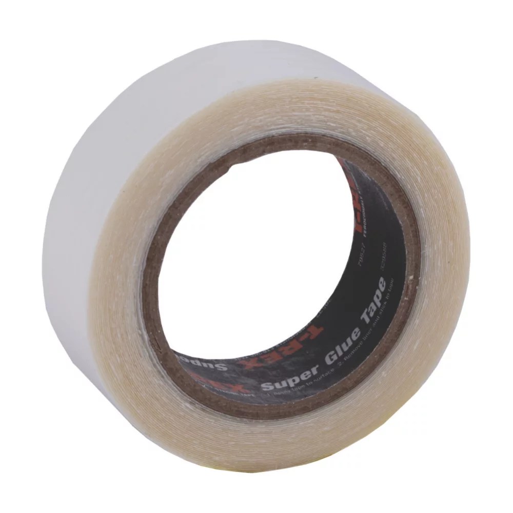 TRex DoubleSided Super Glue Tape Clear 4.5m x 19mm Screwfix