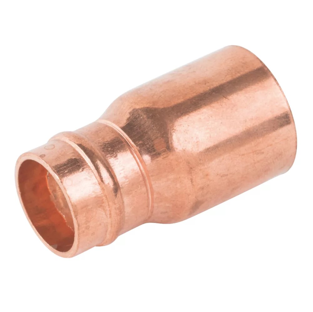 Midbrass Copper Solder Ring Fitting Reducer F 3/4" x M 1/2" Screwfix