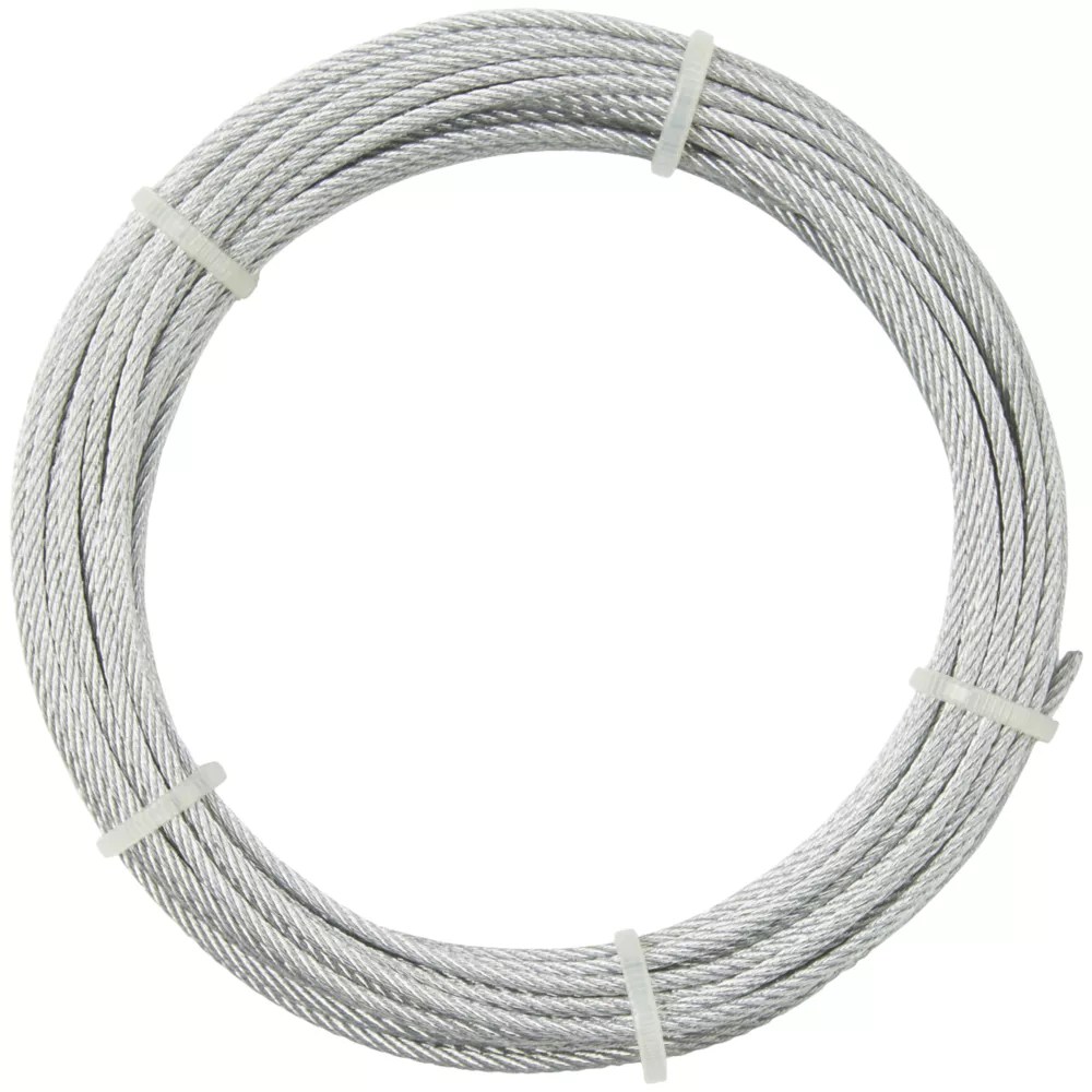 Diall Wire Rope Silver 5mm x 10m Screwfix