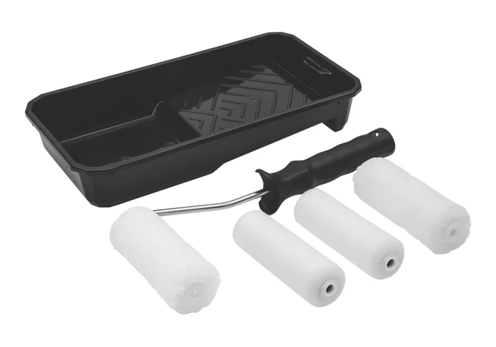 4" Mini Roller 6 Piece Set Screwfix