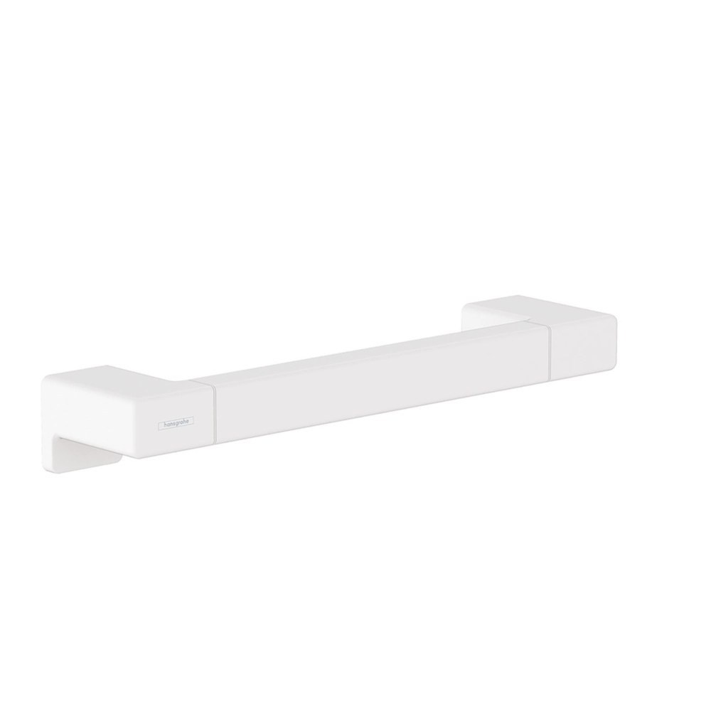 Hansgrohe Straight Household Grab Rail Matt White 348mm Screwfix