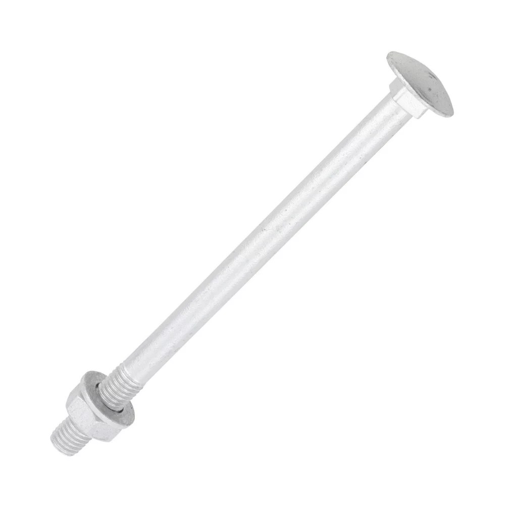 Timco Exterior Coach Bolts Carbon Steel Organic Silver Coating M10 x