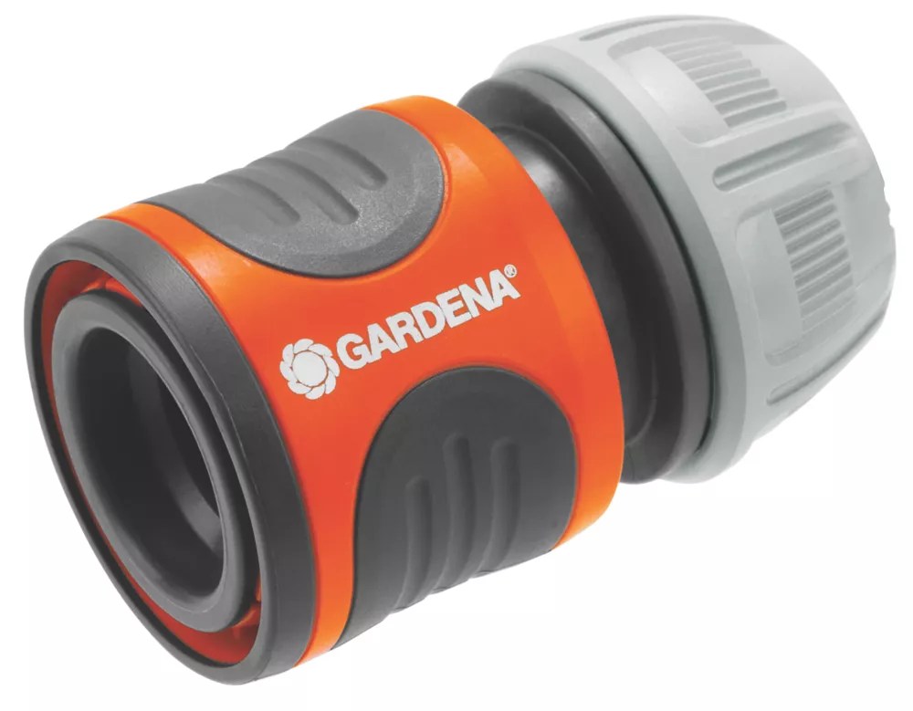 Gardena 13 & 15mm DoubleEnd Female Hose Connector Screwfix