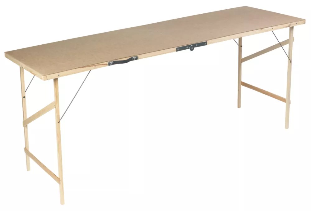 Essentials Economy Hardboard Top Pasting Table 1780mm x 560mm x 740mm