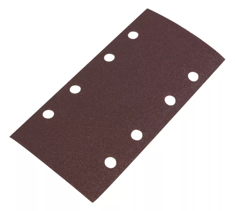 Flexovit 50 Grit 1/3 Sanding Sheets 185mm x 93mm 6 Pack Screwfix