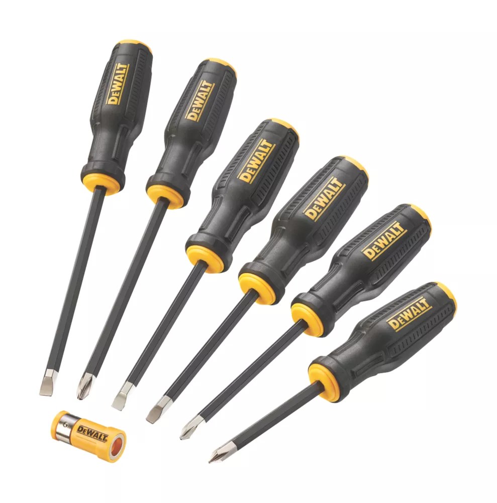 DeWalt MaxFit Mixed Demolition Screwdriver Set 6 Pieces Screwfix