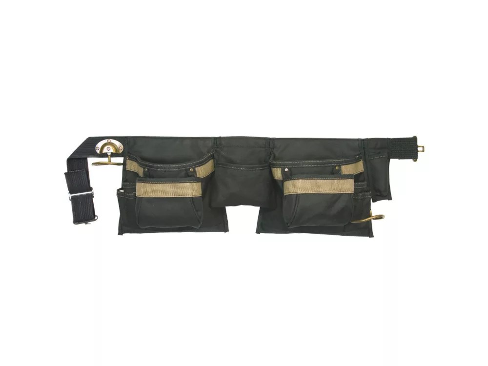 Kunys AP1429 Carpenters Apron 2946" Black / brown Screwfix