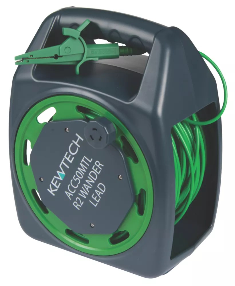 Kewtech Test Lead Extension Reel 50m Screwfix
