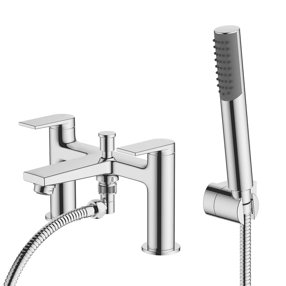 Conway DeckMounted DualLever Bath Shower Mixer Screwfix