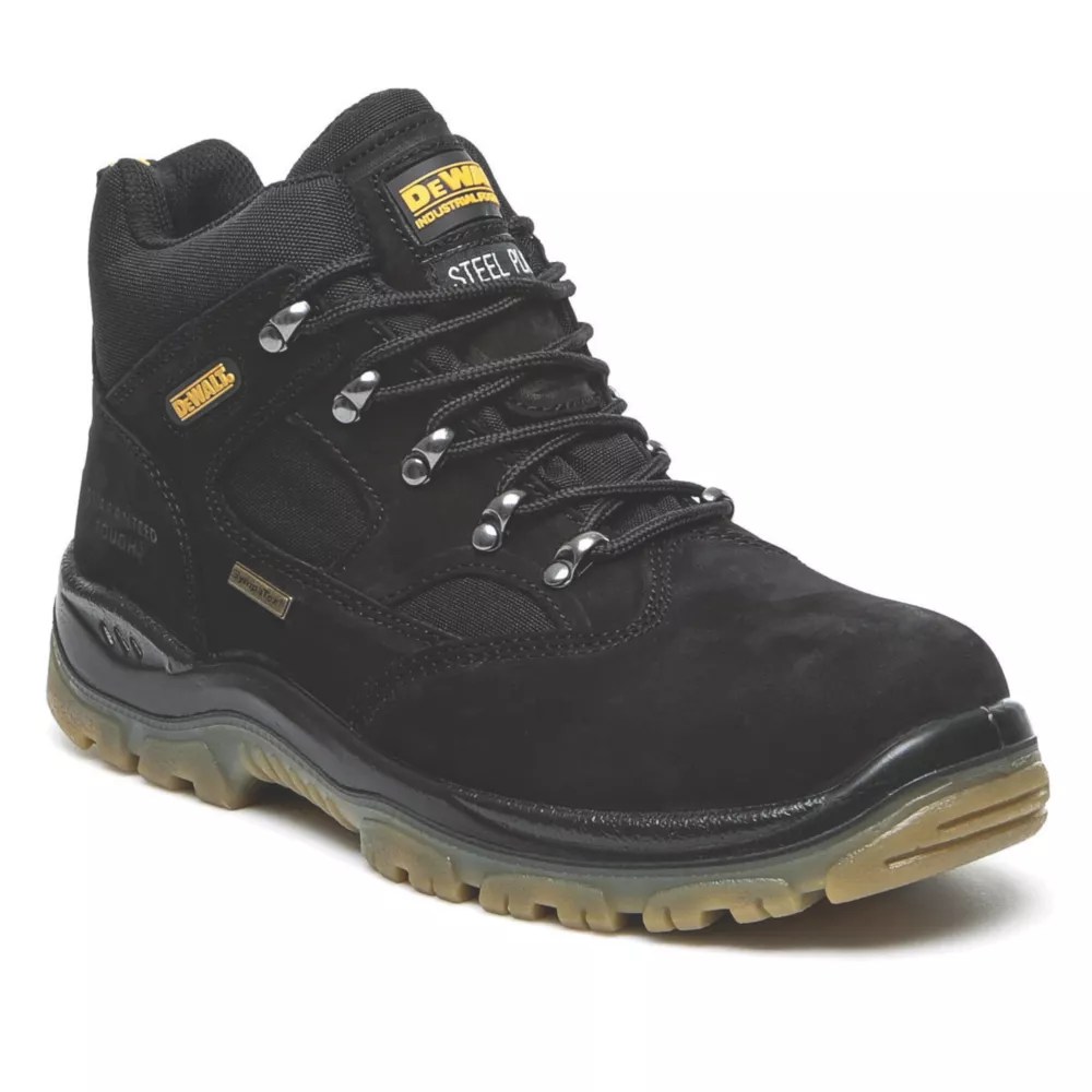 DeWalt Challenger Safety Boots Black Size 11 Screwfix