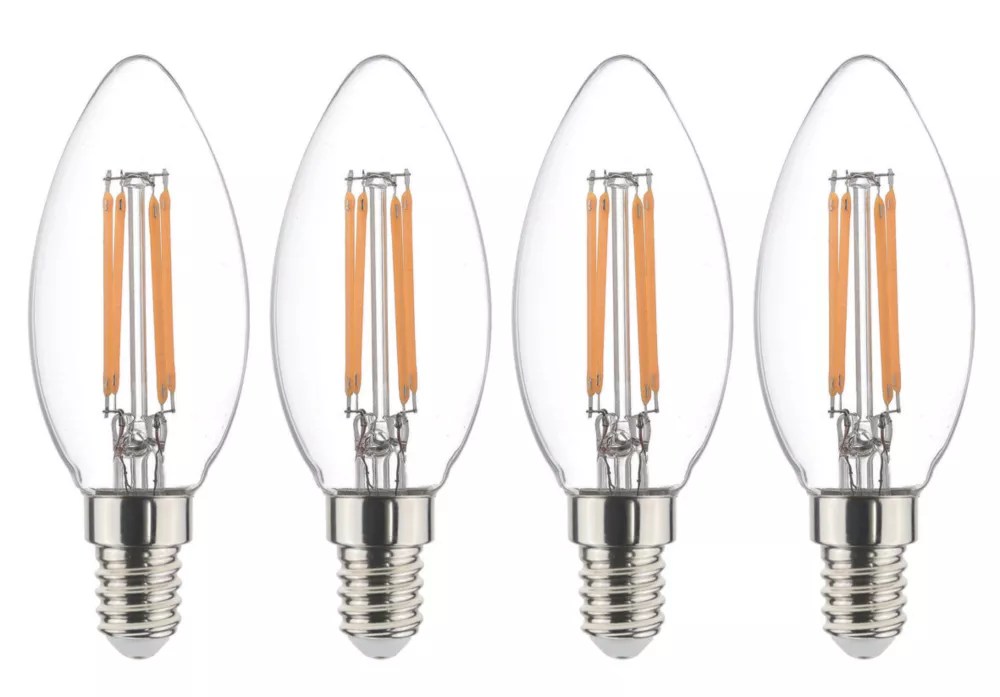 Sylvania ToLEDo Retro CL 827 SL4 E14 Candle LED Light Bulb 470lm 4.5W 4