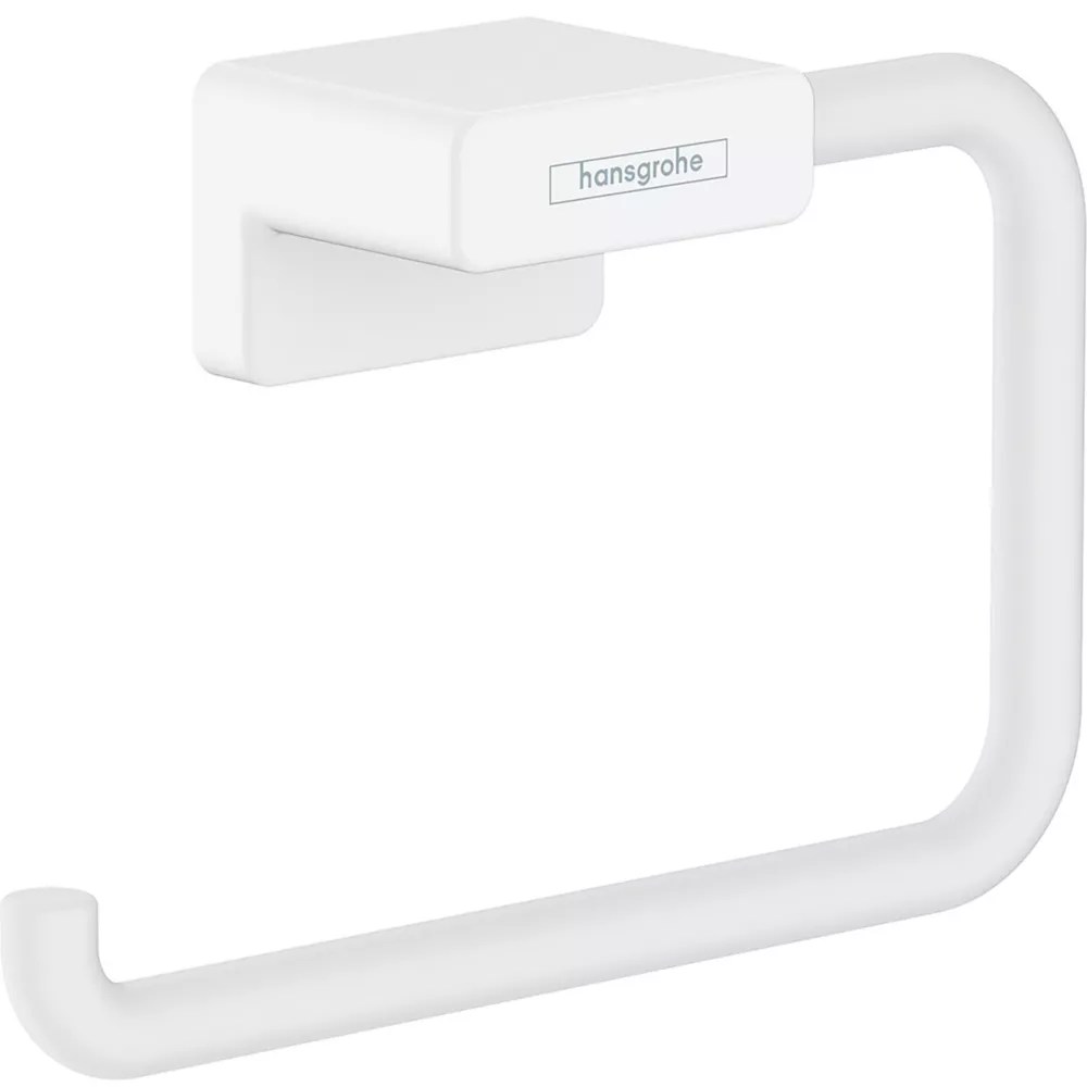 Hansgrohe AddStoris Toilet Roll Holder Matt White Screwfix