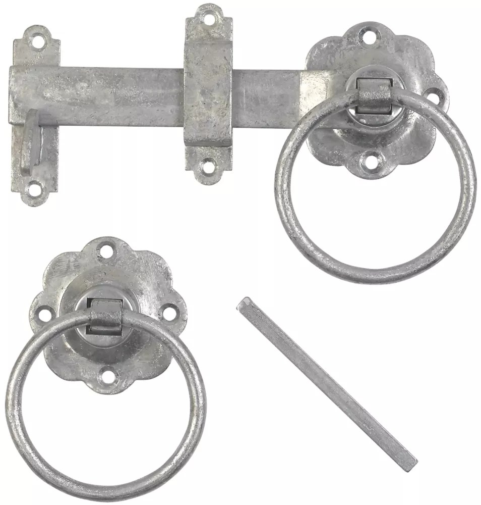 Hardware Solutions Gate Latch Galvanised 155mm Screwfix
