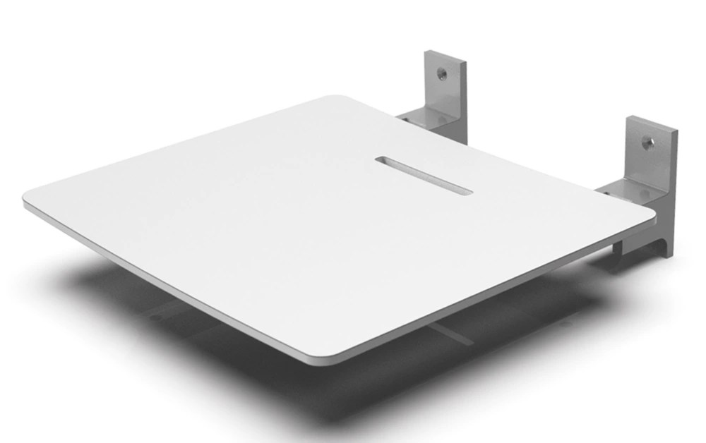 Nymas WallMounted Shower Seat White Screwfix