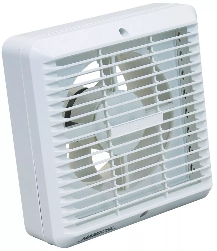 Manrose XF150T 150mm (6") Axial Kitchen Extractor Fan with Timer White