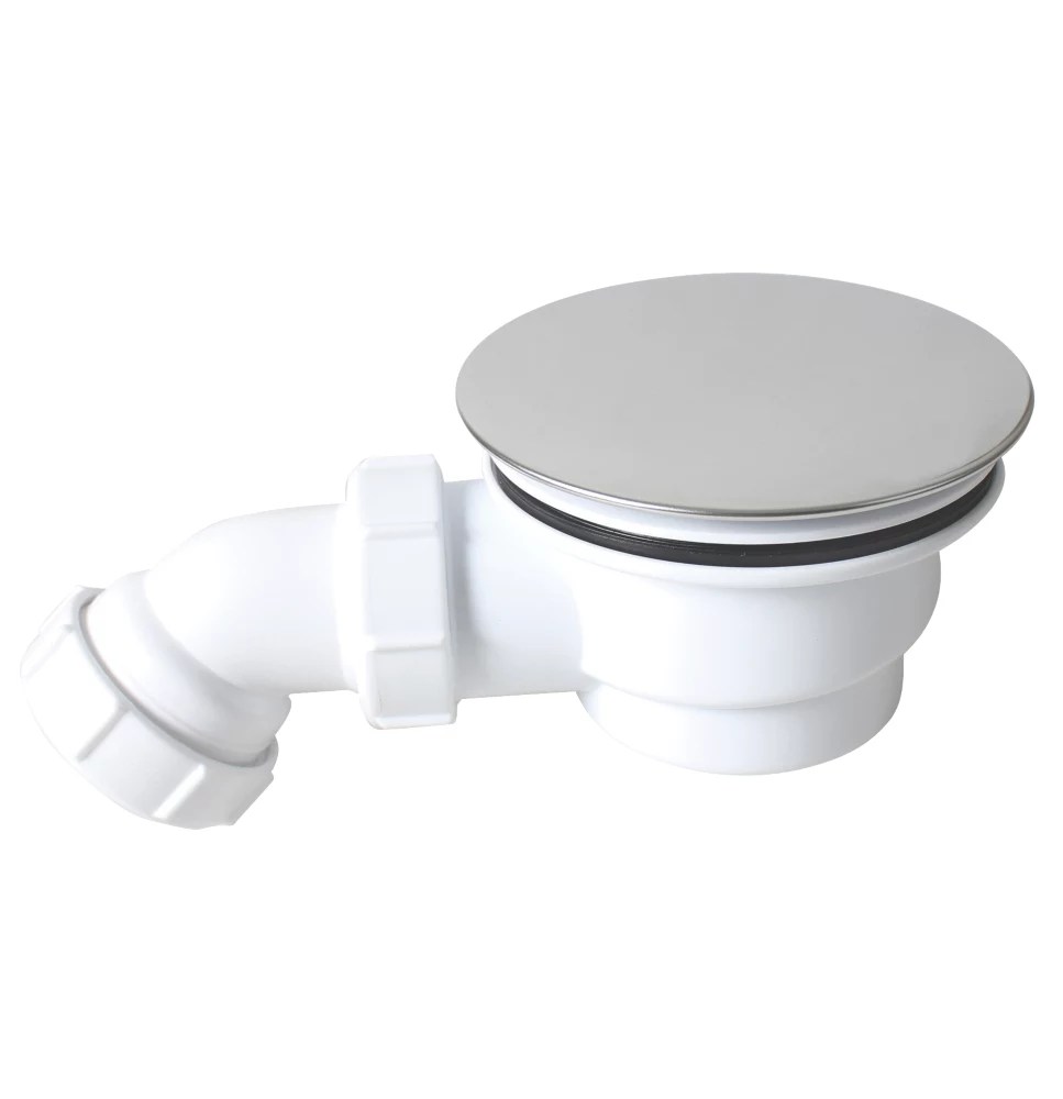 Flomasta Dome Shower Waste Trap White 85mm Screwfix