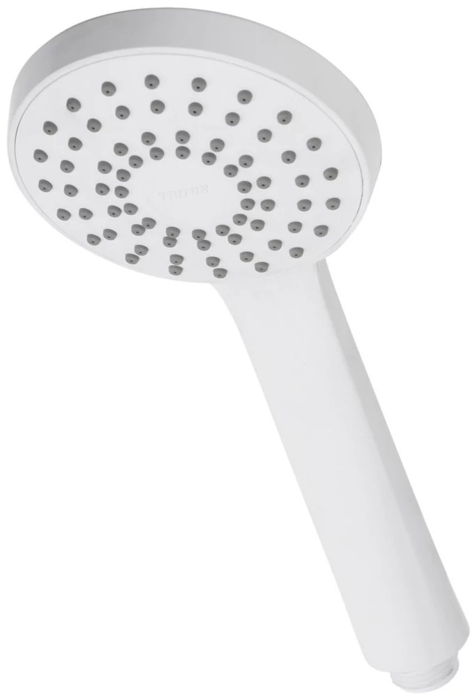 Triton Eva Shower Head White 95mm x 236mm Screwfix