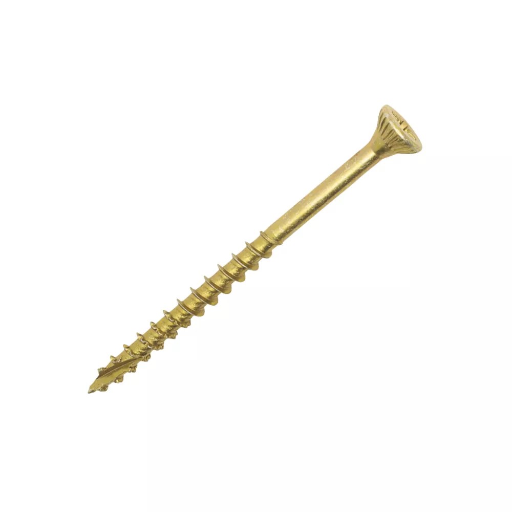 Optimaxx PZ Countersunk Wood Screws 5mm x 70mm 200 Pack Screwfix