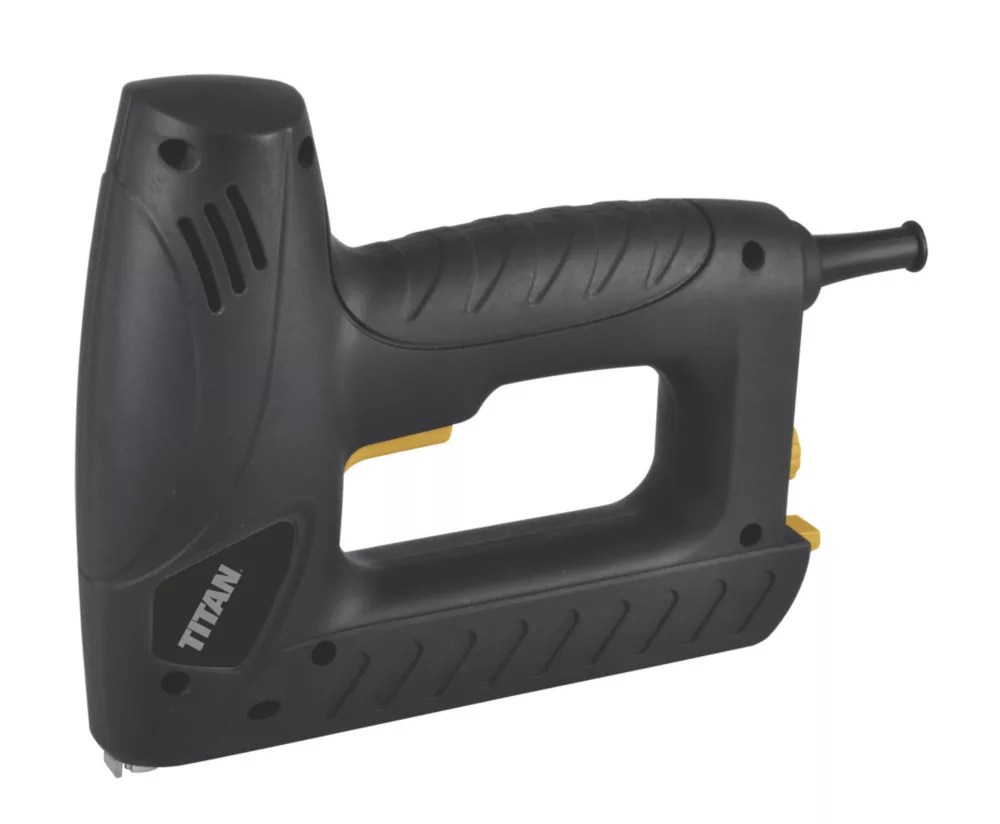 Titan TTB515STP 15mm Second Fix Electric Nail Gun / Stapler 240V Screwfix