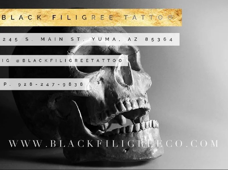 Black Filigree Tattoo - Best Of Yuma 2019 449_x_600_jpg