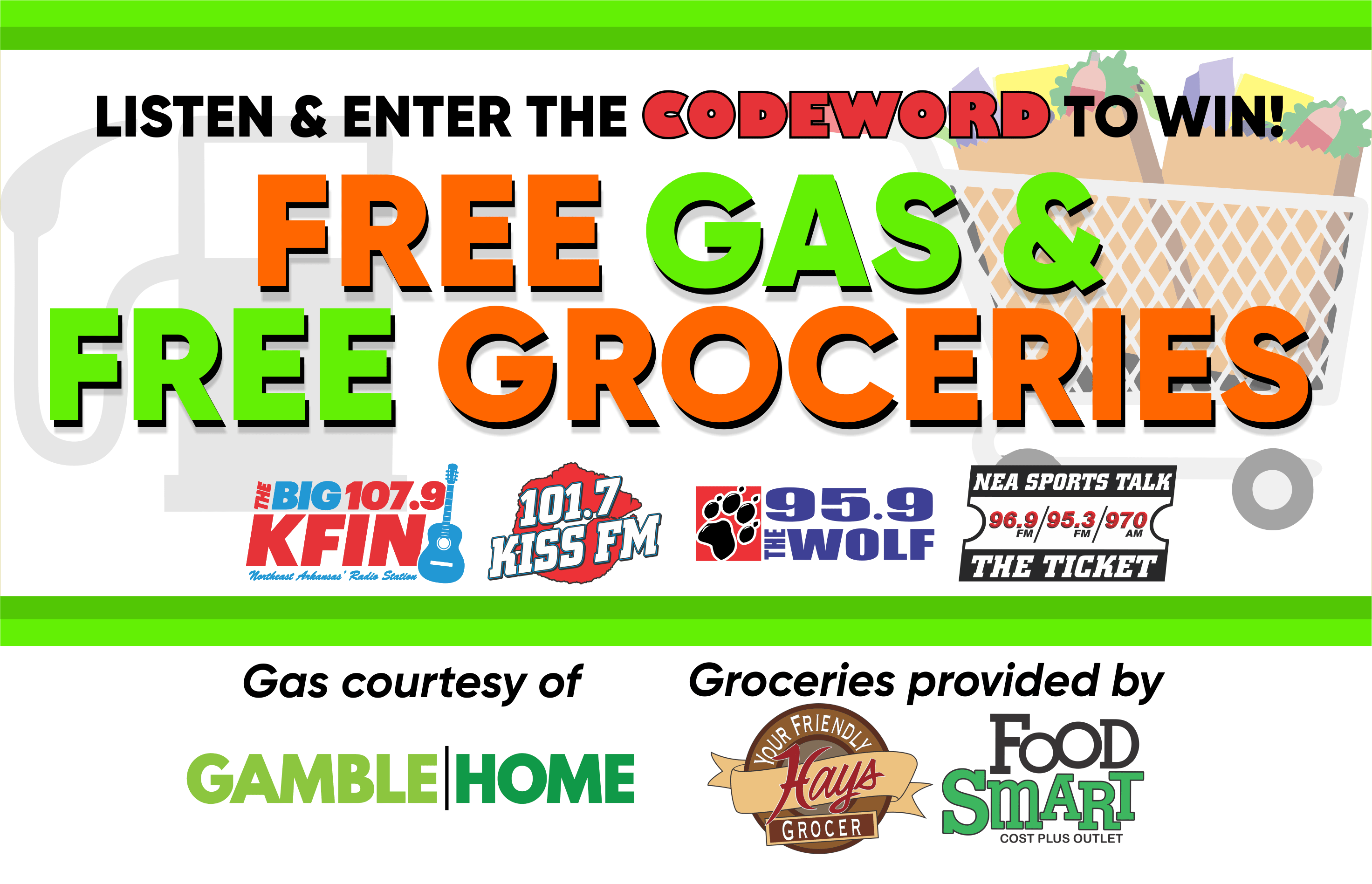 Free Gas & Free Groceries