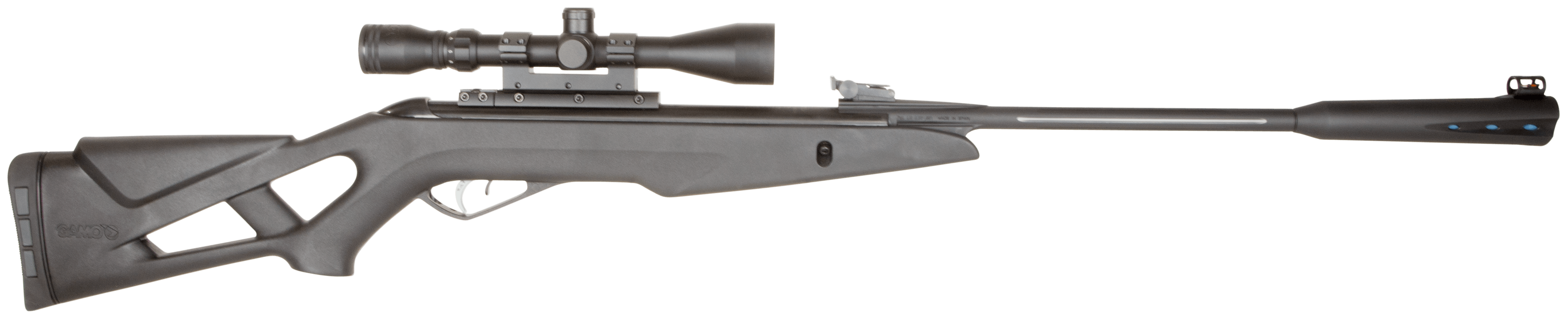 Gamo 611004925554 Silent Stalker Air Rifle Break Open .22 Pellet Blk