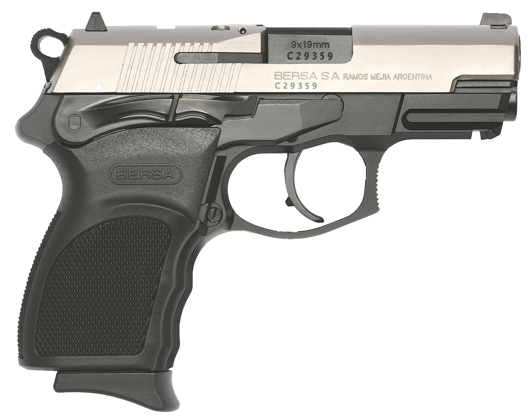 Bersa T9DTP10 Thunder Pro Ultra Compact DA/SA 9mm 3.3" 10+1 Poly Grip