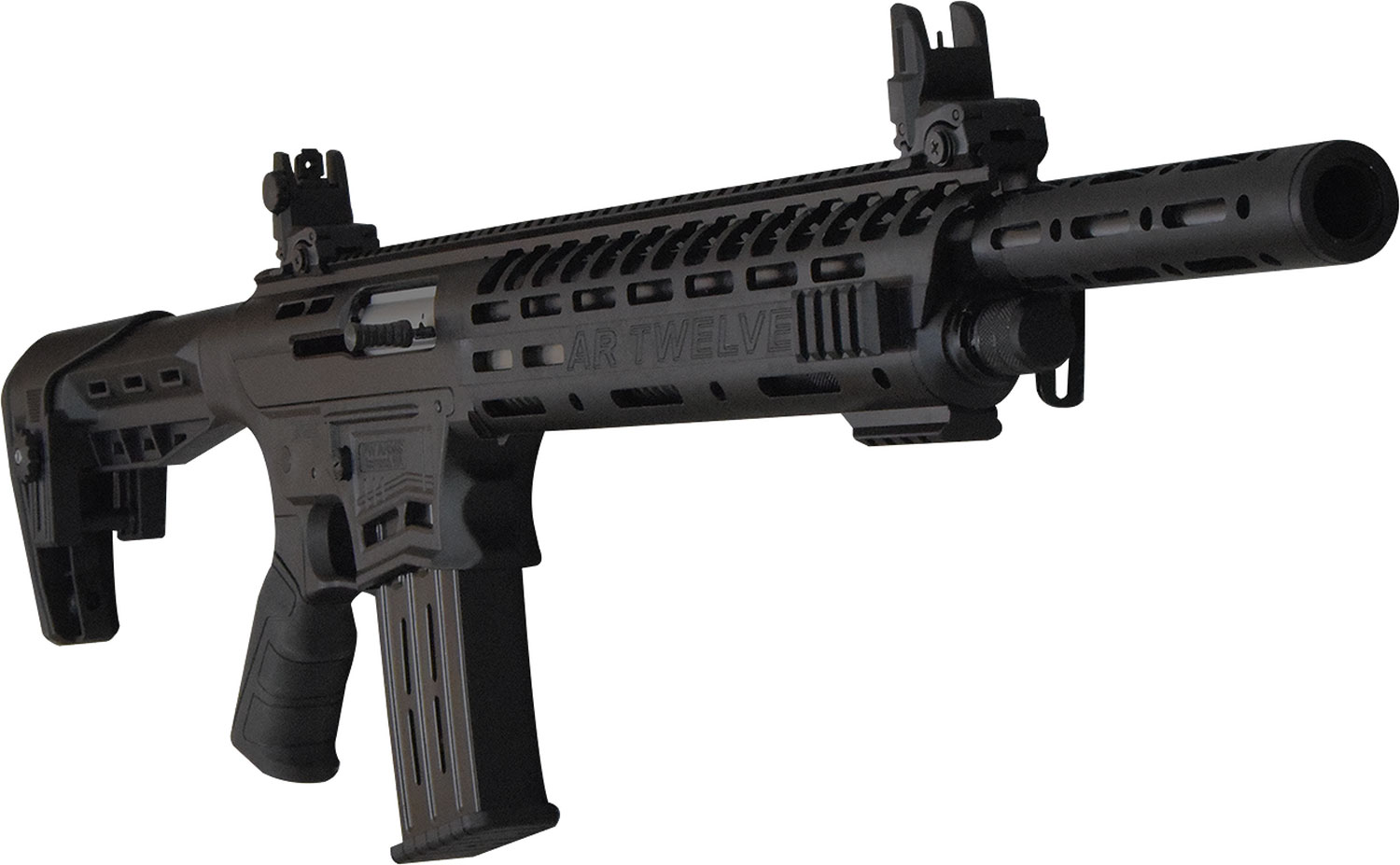 The Shooting Store Panzer Arms AR 12 TACTICAL AR12 Standard Black