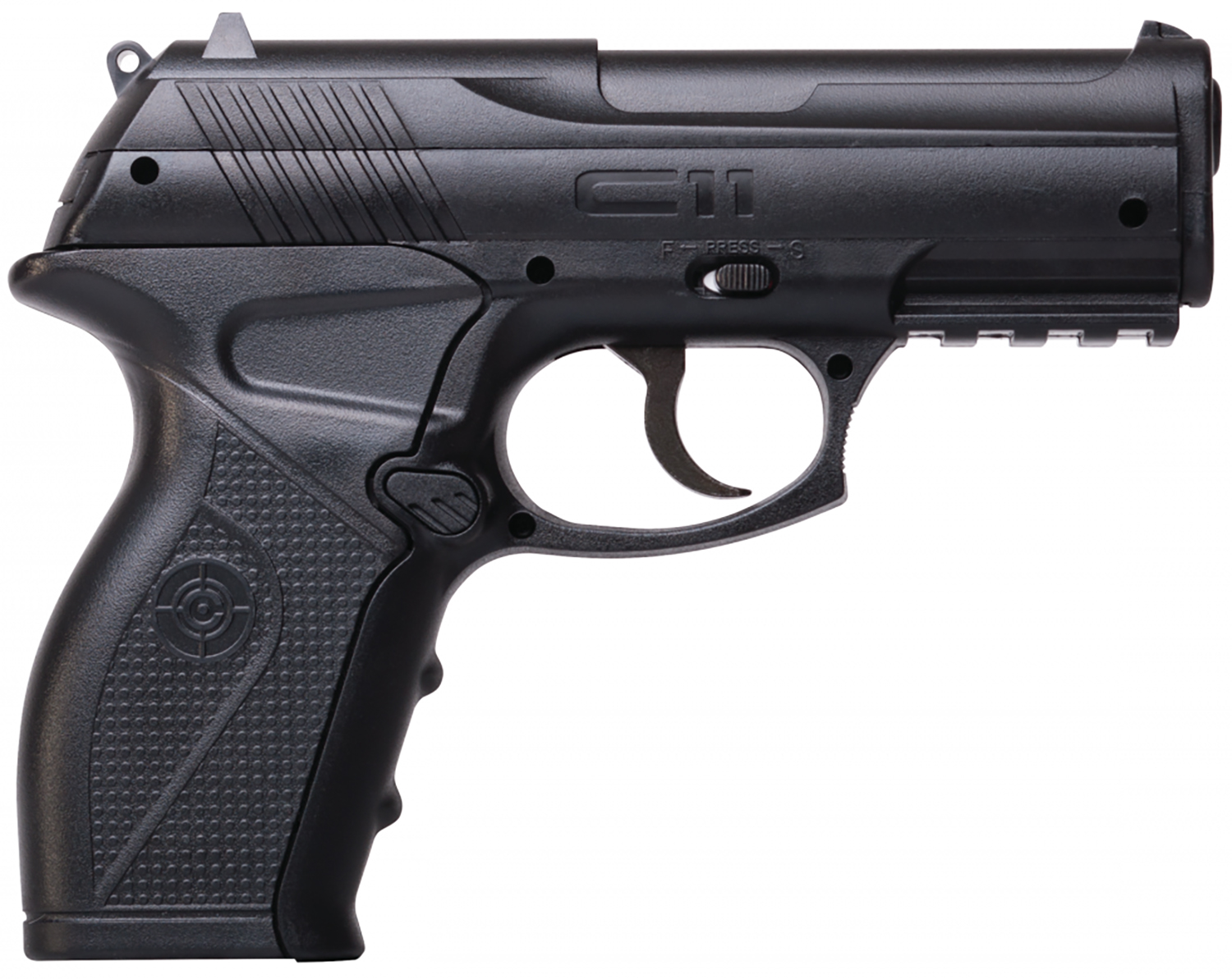 Crosman C11 Air Pistol SemiAuto .177 Pellet & BB CO2 Black Discount Firearms USA
