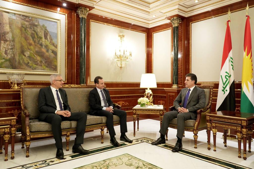 President Barzani meets France, Germany's ambassadors to Iraq Shafaq News