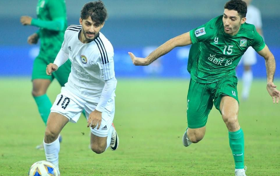 With ten players.. AlZawraa draws with AlArabi of Kuwait in the AFC