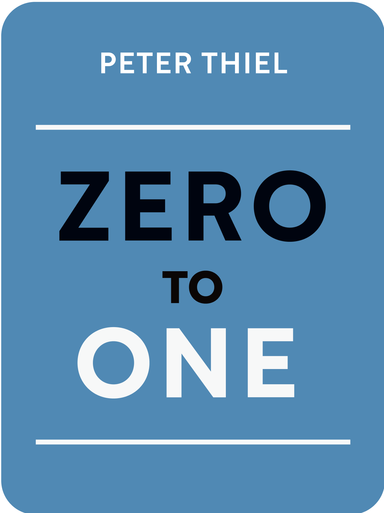 Zero to One Book Summary by Peter Thiel