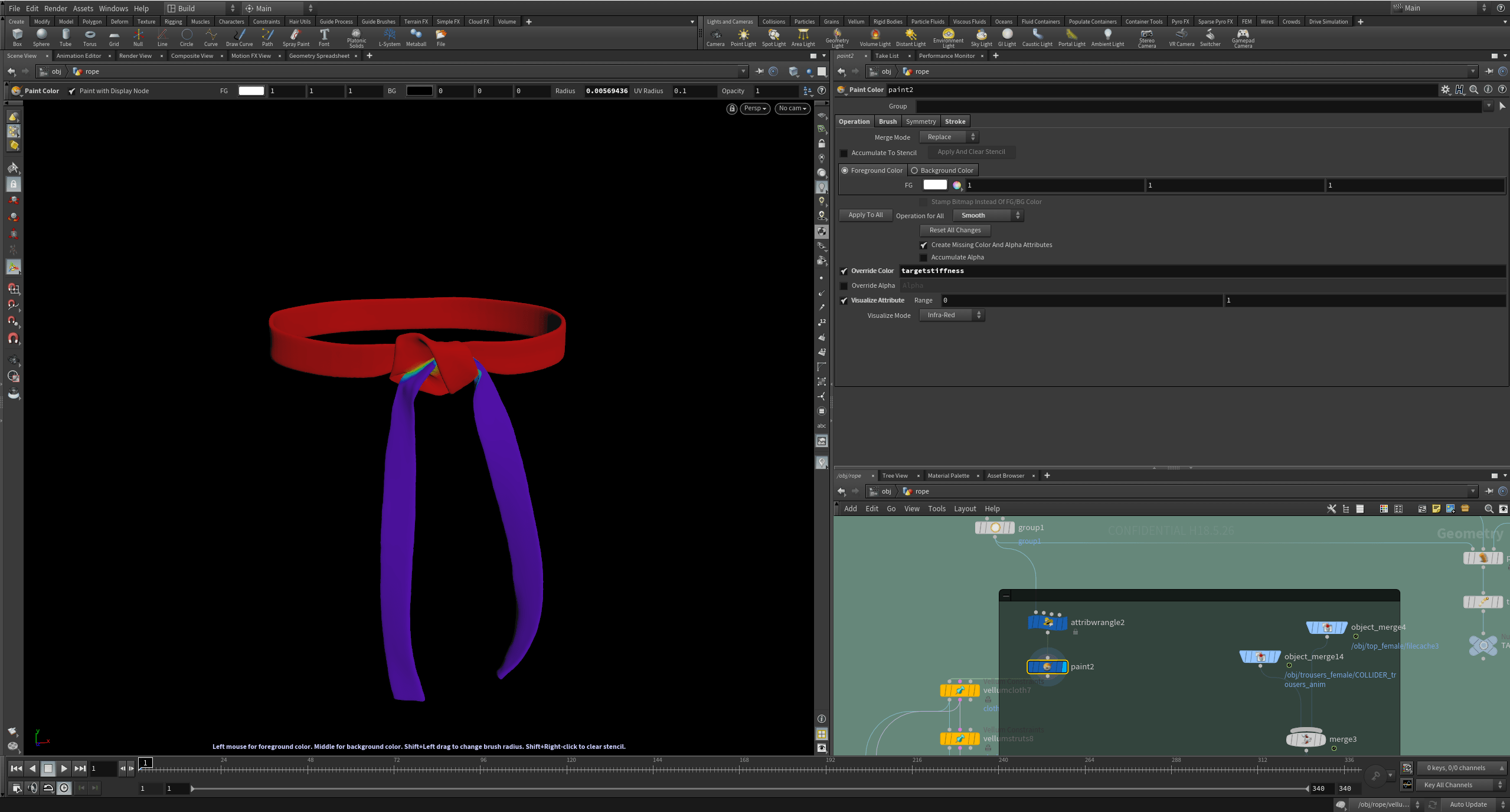 Vellum Cloth Tips & Tricks SideFX