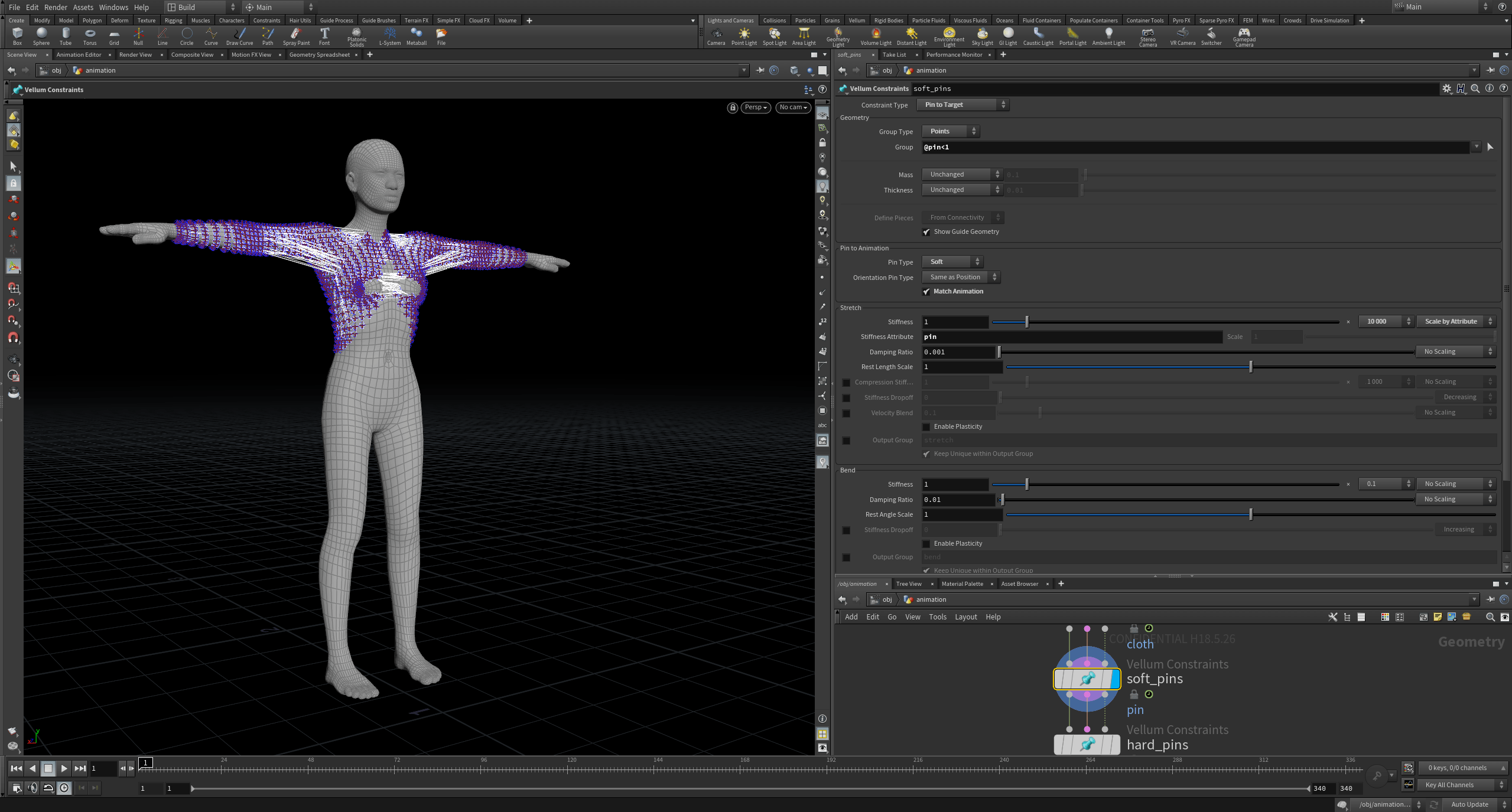 Vellum Cloth Tips & Tricks SideFX