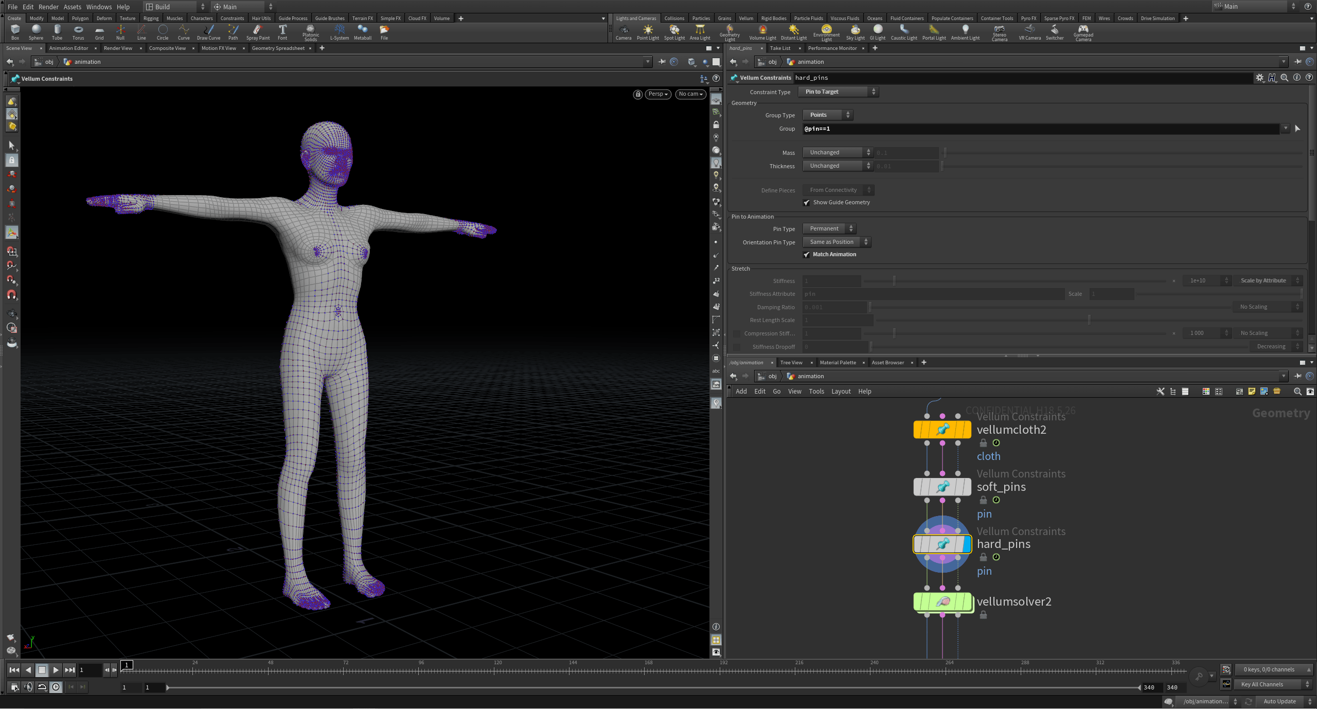 Vellum Cloth Tips & Tricks SideFX