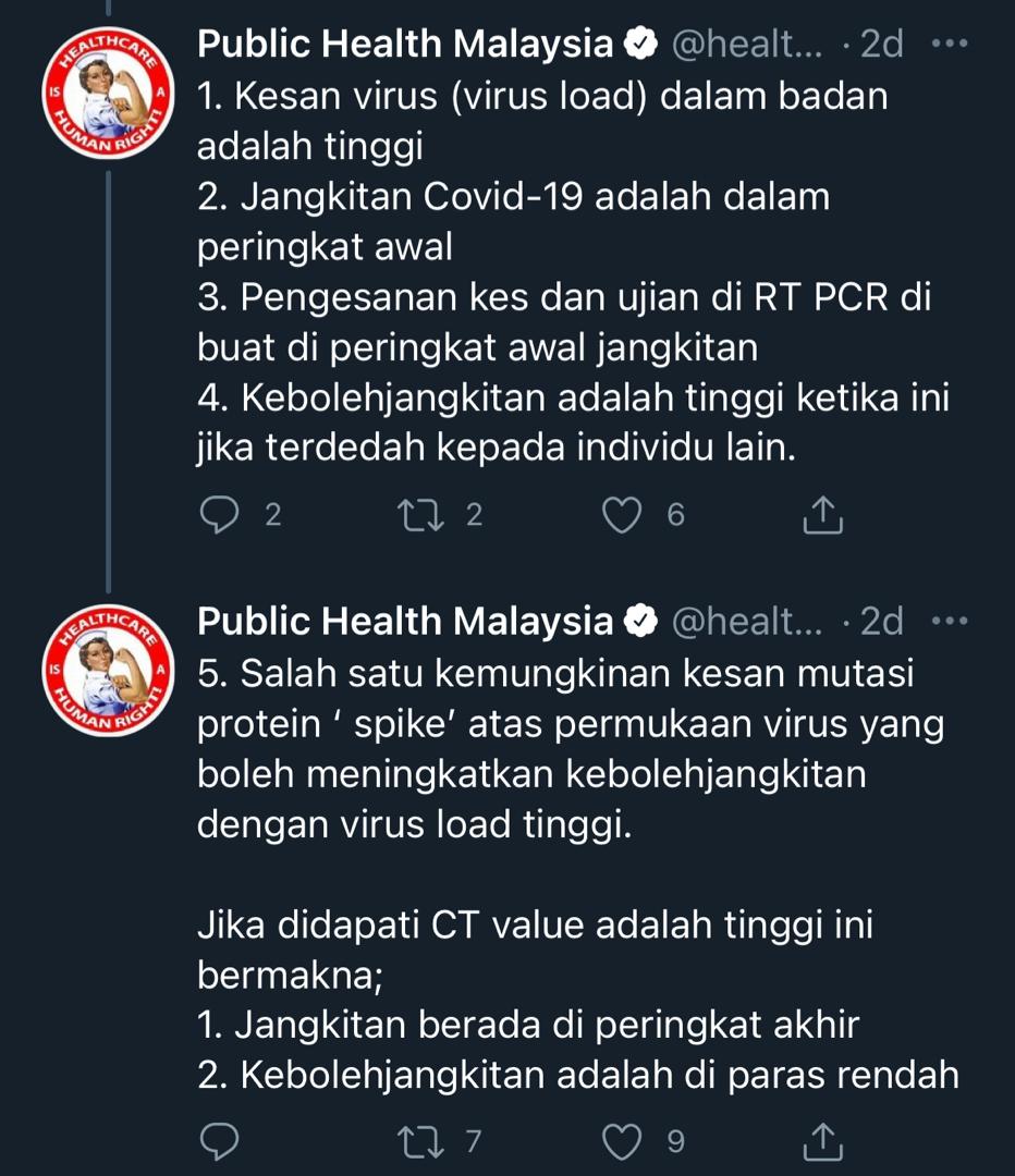 Tidak Perlu Buat Swab Test Kedua Selepas Tamat Kuarantin KKM Tidak Perlu Buat Swab Test Kedua Selepas Tamat Kuarantin KKM