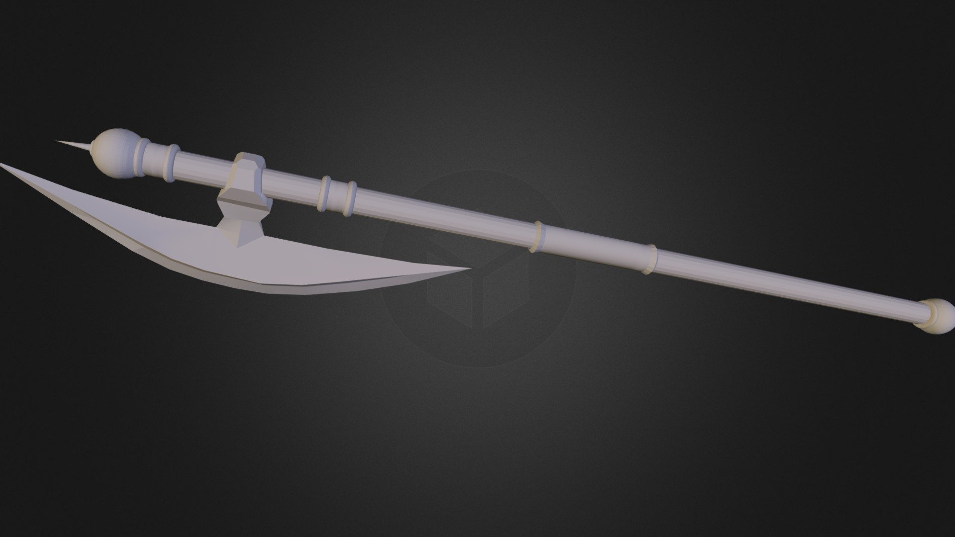 Poleaxe Download Free 3D model by James St Paul (jamesstpaul