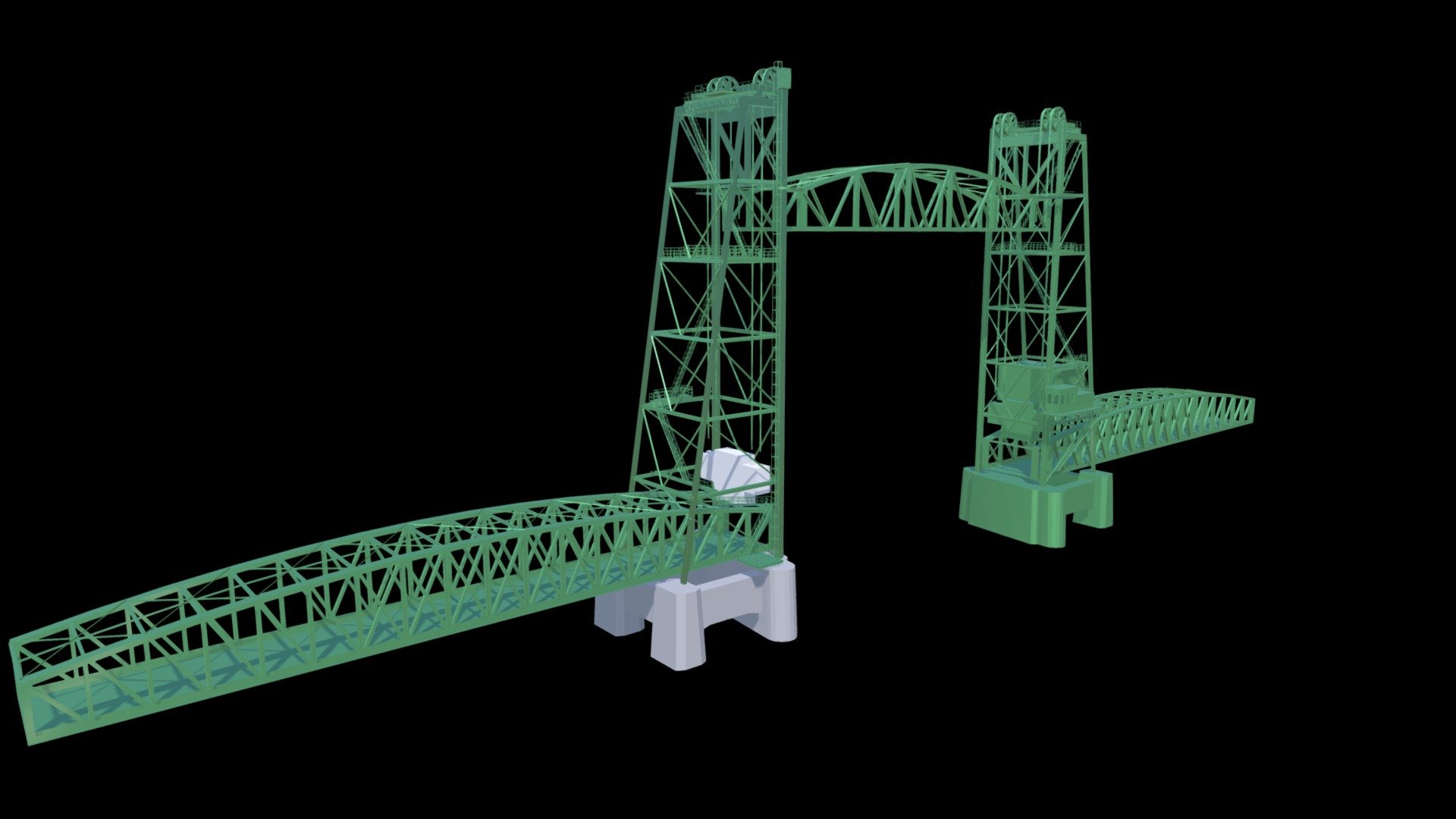 Movable Bridge 3D model by TecDesign [01e54b1] Sketchfab