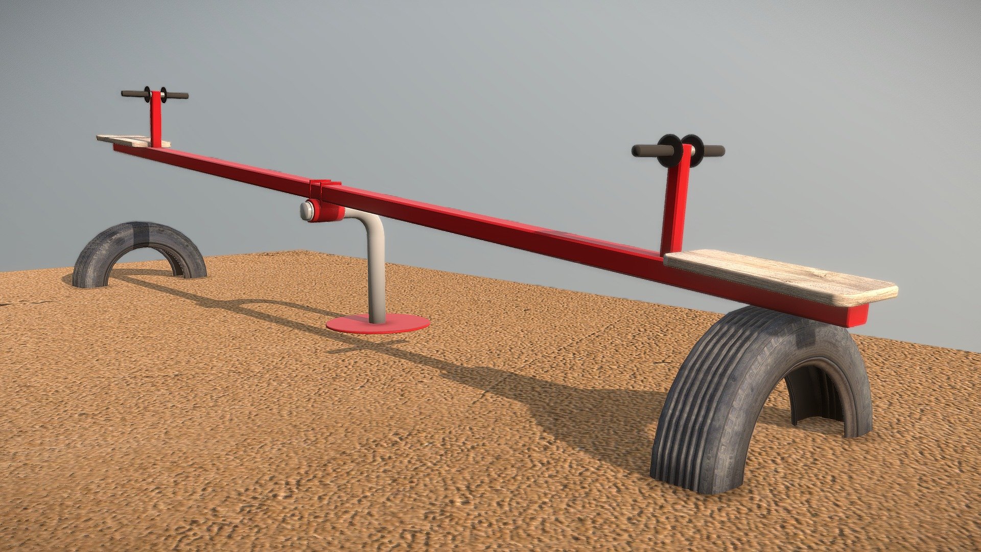 TeeterTotter or SeeSaw Buy Royalty Free 3D model by 3Dee (mellydeeis) [02ebf4b] Sketchfab