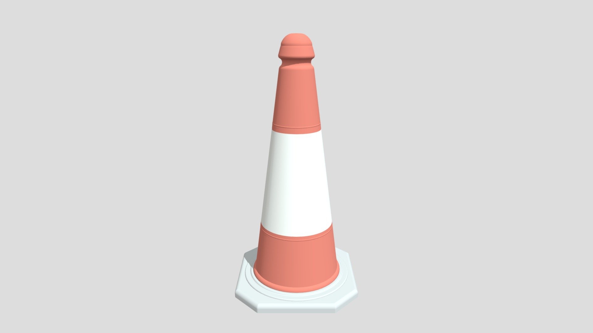 Hong Kong Traffic Cone Download Free 3D model by businessyuen