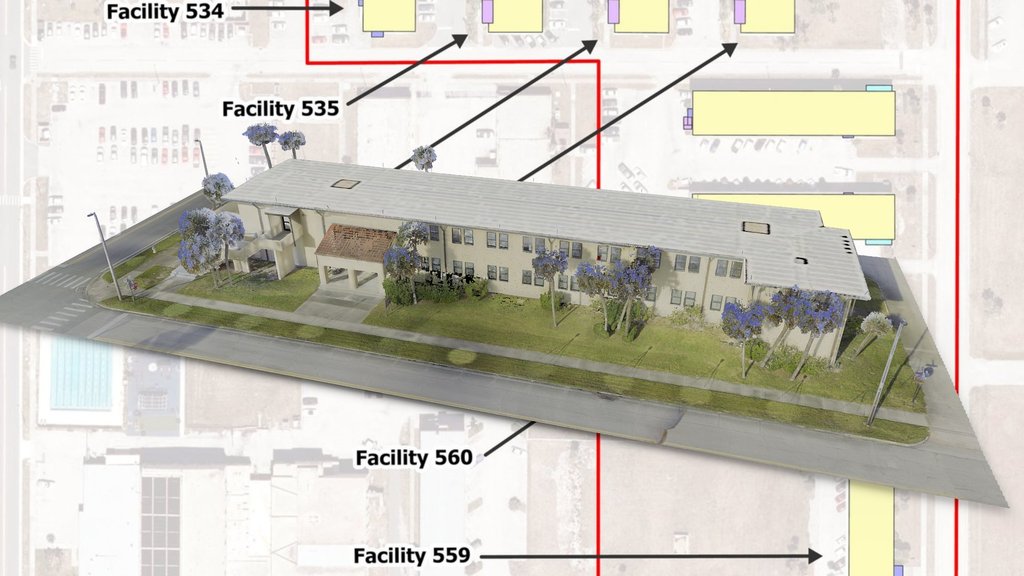 Patrick Space Force Base Architecture in 3D A 3D model collection by