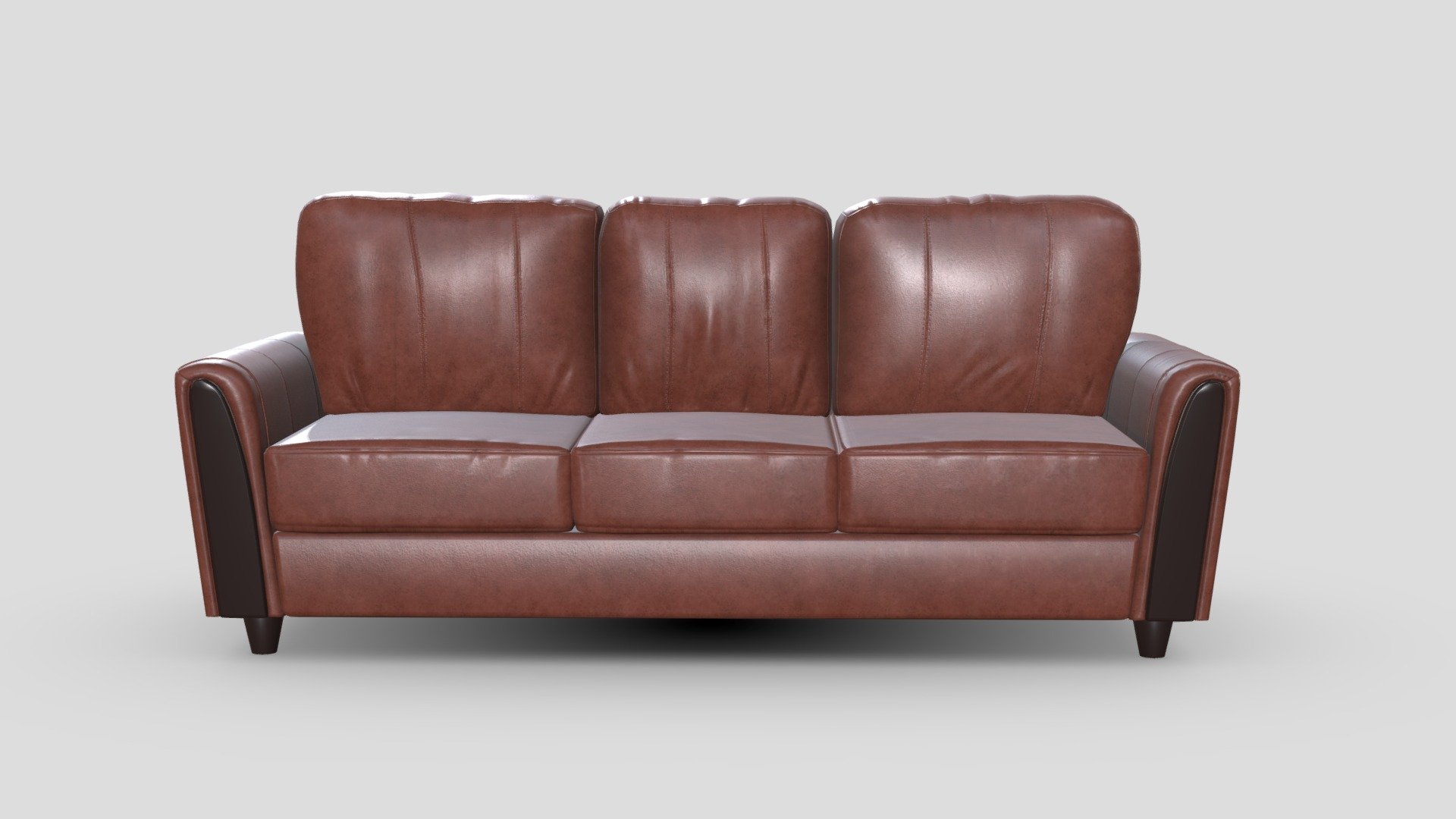 Amazon Leather Sofa 3D model by avataar.me [06a445e] Sketchfab