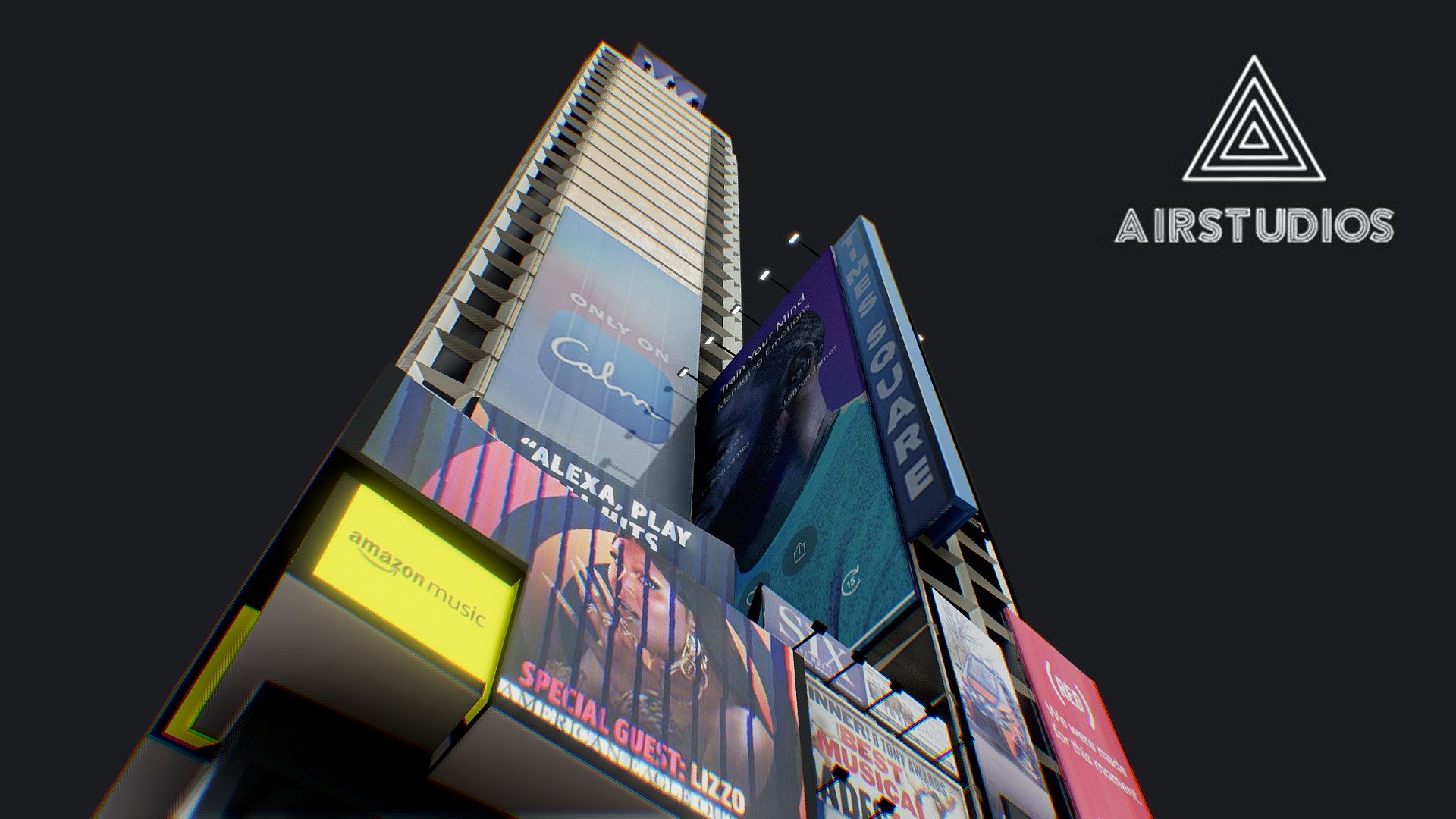 Times Square Building - Buy Royalty Free 3D model by AirStudios